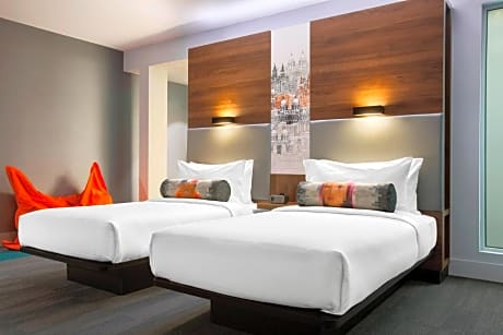 Aloft Twin Room, Guest room, 2 Twin/Single Bed(s)