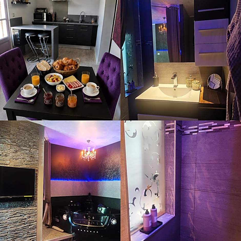 Appartement tout confort avec balnéo et lit king size