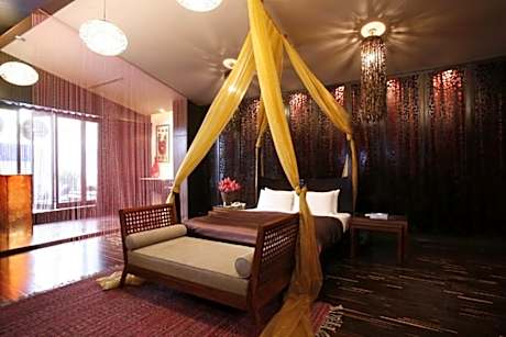 Premium Double Room with Private Garden and Karaoke Room