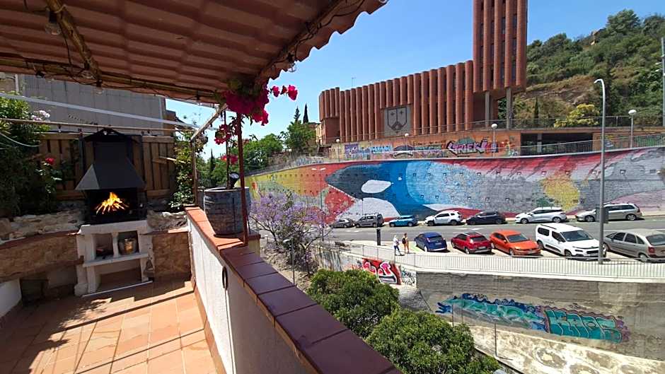 Ático, terraza y Barbacoa