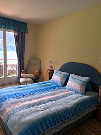 Double Room with Private Bathroom, Balcony and Lake View