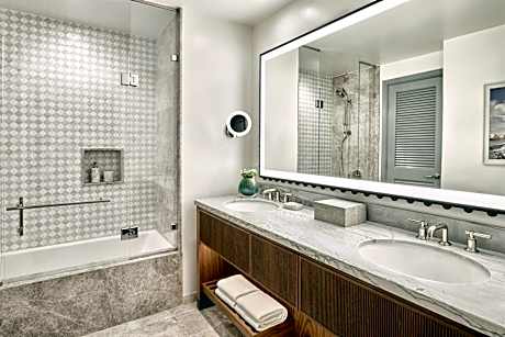 Resort View Fireside, Guest room, 2 Queen, Resort view, Ground floor, Fireplace, Patio