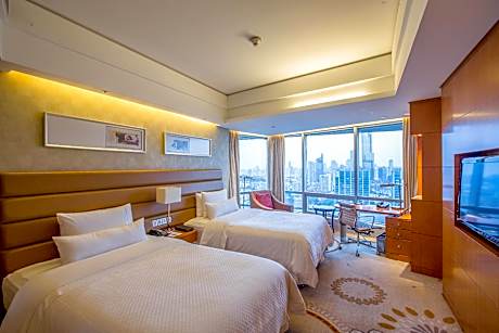 Exec Premier 2-View Twin, Club lounge access, Guest room, 2 Twin, Zifeng Tower view