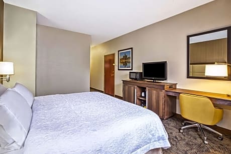 1 KING BED W/ SOFABED-FRIDGE NON SMOKING HDTV/FREE WI-FI/HOT BREAKFAST INCLUDED WORK AREA