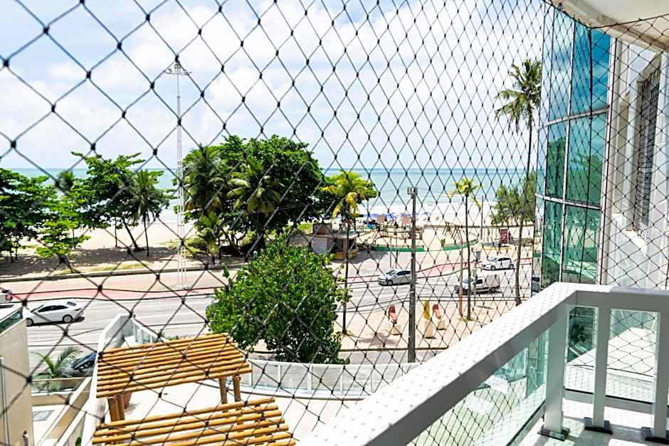 2703 Flat Beira Mar Av Boa Viagem com Cozinha