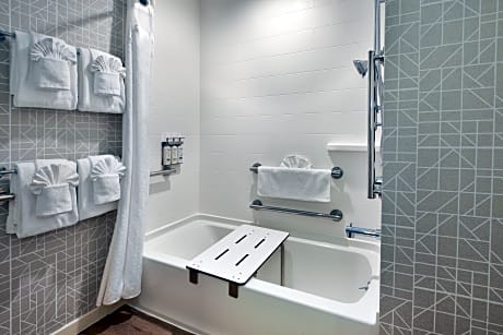1 King Bed Standard Mobility Accessible Tub