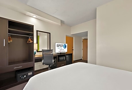 Business Room with Queen Bed Disability Access Roll-In Shower Non-Smoking