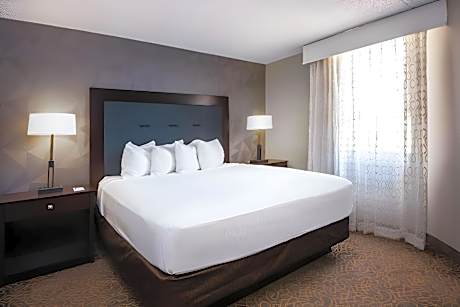 1 King Suite Mobility/Hearing Access Roll-In Shower