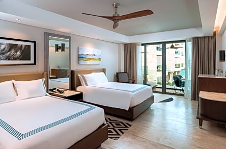 Queen Room with Two Queen Beds and Ocean View