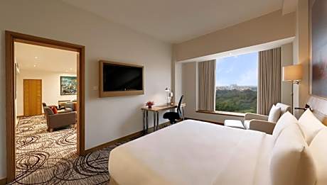 Executive Premier Floor 1 Queen Bed with 1 way airport transfer and Cocktail Hours and Lounge Access