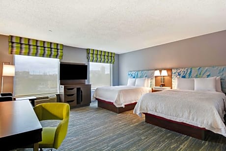 Two Queen Bed Studio Suite with Waterview