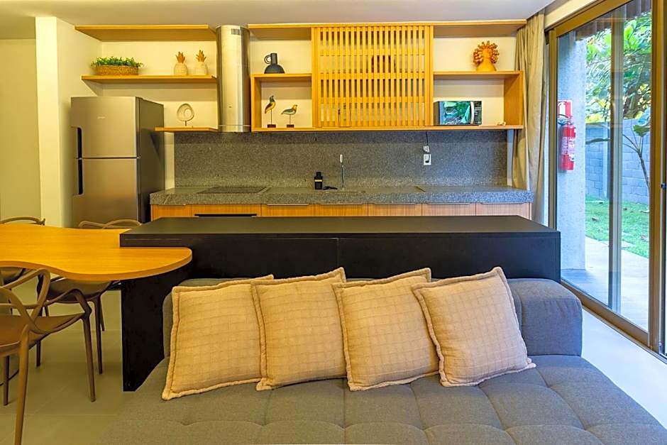 Villa Naluri Frente Mar em Japaratinga por Quarto à Vista