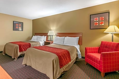 2 Double Beds, Nonsmoking, Accessible