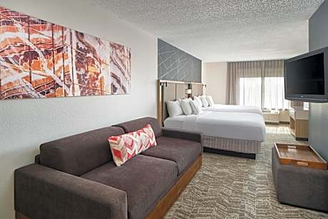Queen Studio Suite with Trundle Bed - Hearing Accessible