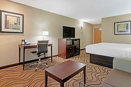 1 King Bed Non-Smoking Larger Room Sofabed Work Desk Microwave And Refrigerator Full Breakfast