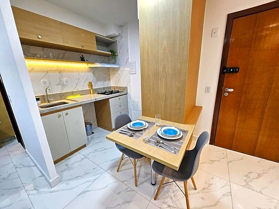 Park Studios, reformado, lindo e aconchegante