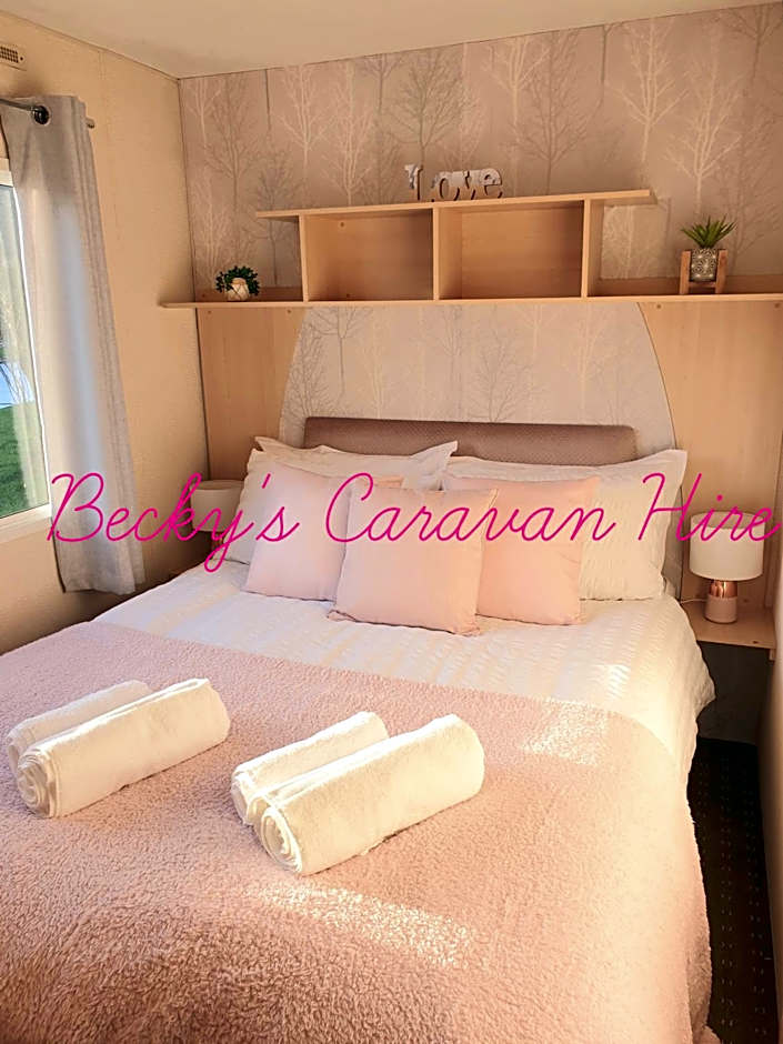Becky's Caravan at Marton Mere