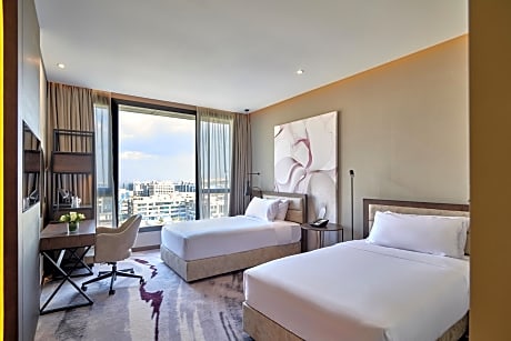 2 Twin Beds Standard Club Floor Arkan View