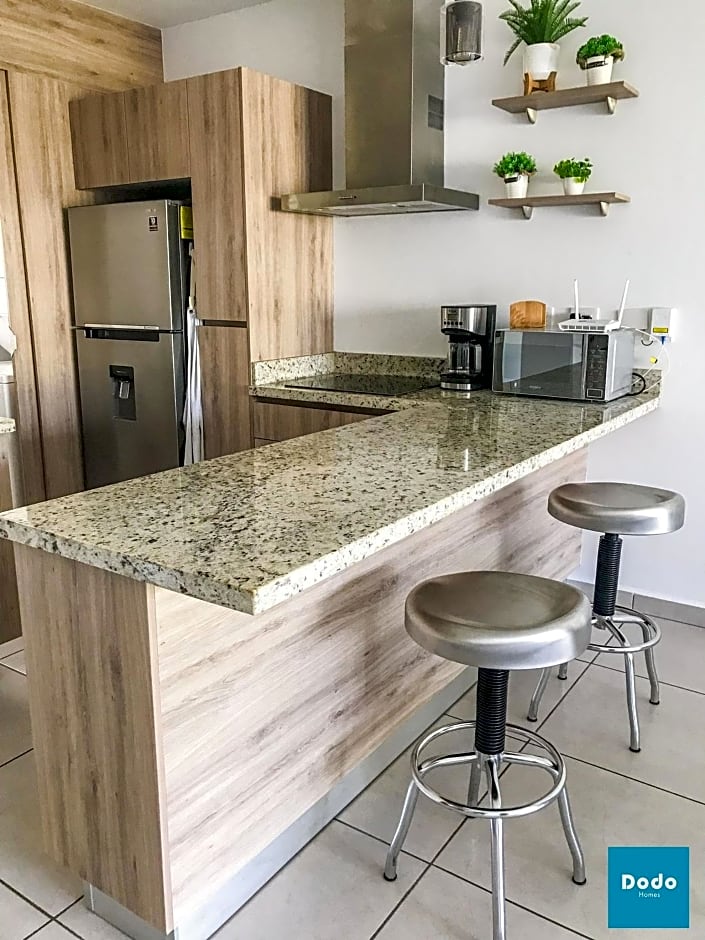 Residencial privado con alberca a 3 min. de la playa
