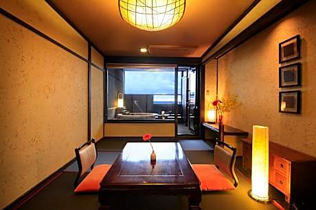 Japanese-Style Room with Open-Air Bath