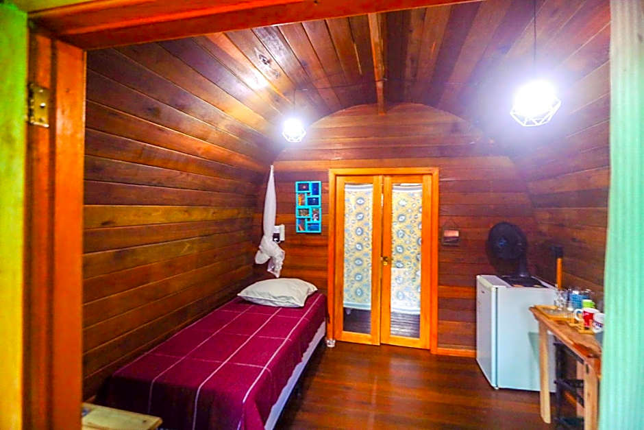 Alquimia Zen IGLUs de eucalipto na Reserva Aruá