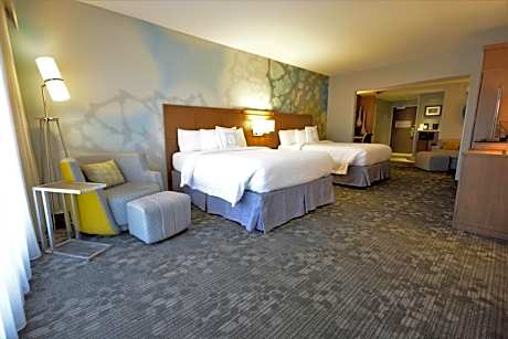 Queen Suite with Two Queen Beds and Sofa Bed