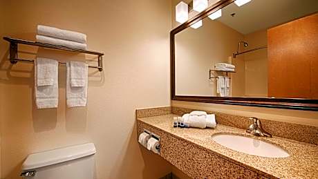 1 King Bed, Non-Smoking, High Speed Internet Access, Microwave And Refrigerator, Coffee Maker, Haird