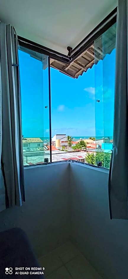 Apartamento lindo, completo e de frente para o mar