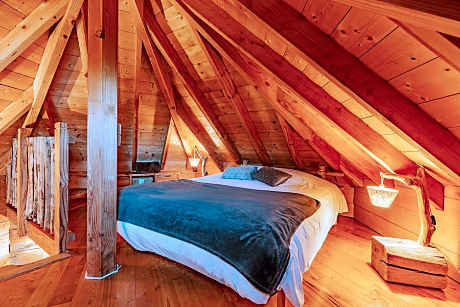 cabanes perchees dans les arbres