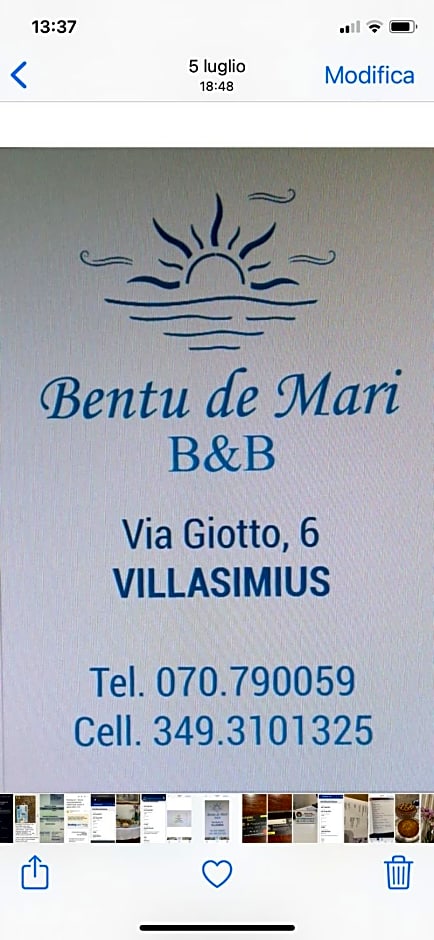 B&B Bentu de Mari