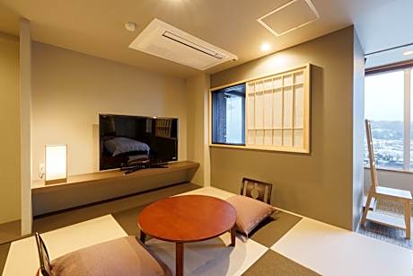 Premium Japanese-Western Style Room 701 with Hot Spring with Mikuma River View Non-Smoking