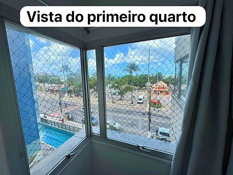 Vista única à BEIRA-MAR na praia de pajuçara - dois quartos- Apto 302