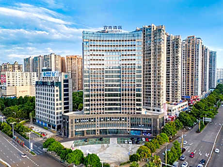 Echarm Hotel Laibin North Station Zhenghe Pedestrian Street Zhonghui Financial Building