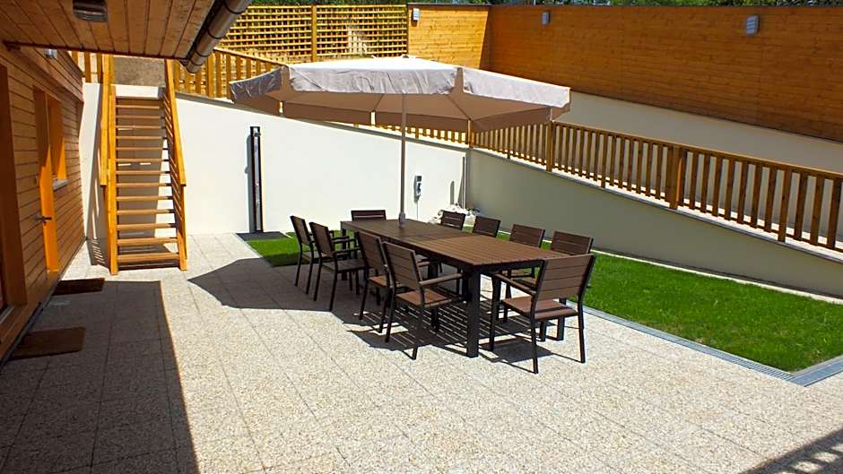 Chalets under Falcon Ridge