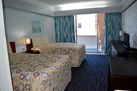 Standard Room with Two Double Beds with South Partial Ocean View