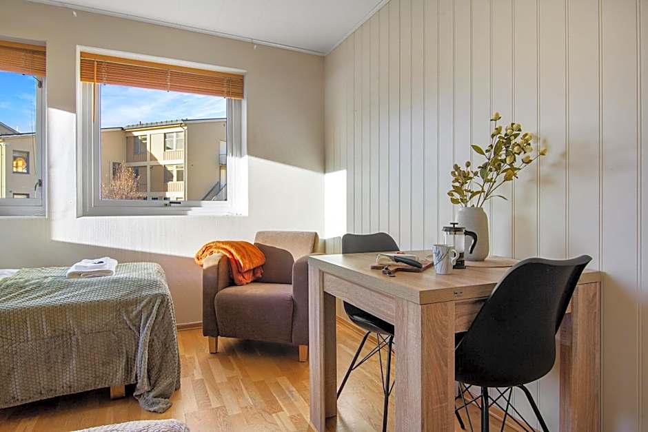 Cozy Studio Close to City, Kitchen & Parking