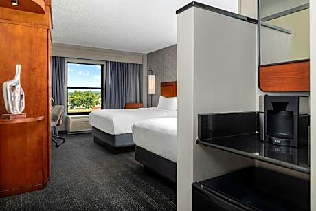 Queen Room with Two Queen Beds and River View