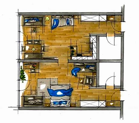 Large Superior One-Bedroom Apartment