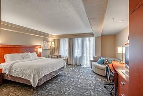 Inland view mini-Suite, Larger Guest room, King, Sofa bed