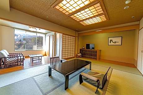Yubatake Side Japanese Style Room for 10 People with 12 and 6 Tatami
