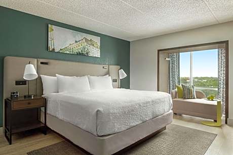 King Room with Roll-In Shower - Mobility and Hearing Access