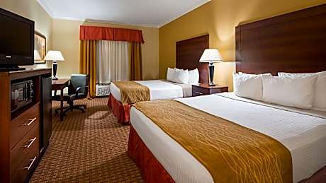 2 QUEEN BEDS,COMMASSISTANCE,NSMK,CONTINENTAL BREAKFAST