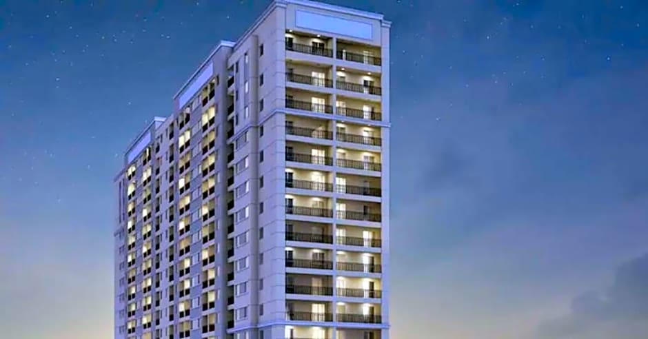 1 quarto e sala com lazer completo