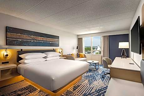 Guest room, 1 King, Sofa bed, Water view