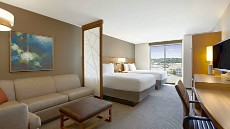 Queen Room with Two Queen Beds, Sofa Bed and Accessible Tub