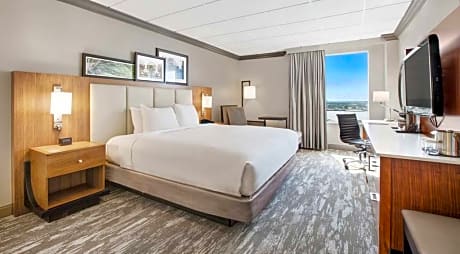 1 King Bed With City Or River View ROOM ONLY