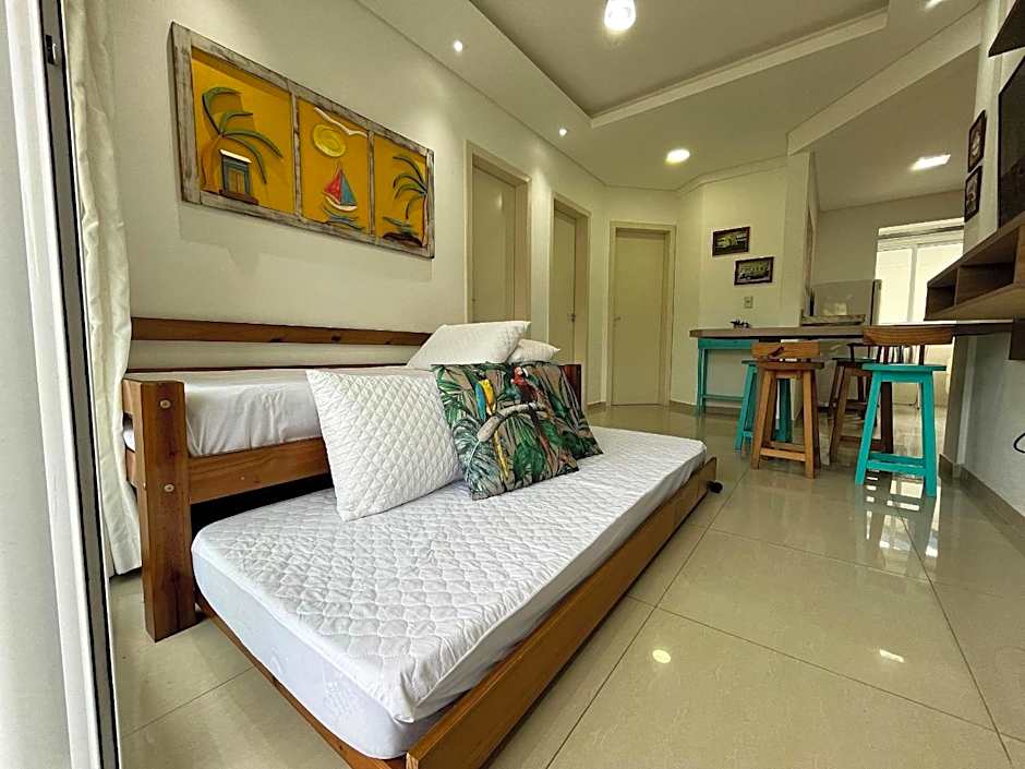 B119 - Apto para 06 pessoas perto do mar em Bombas