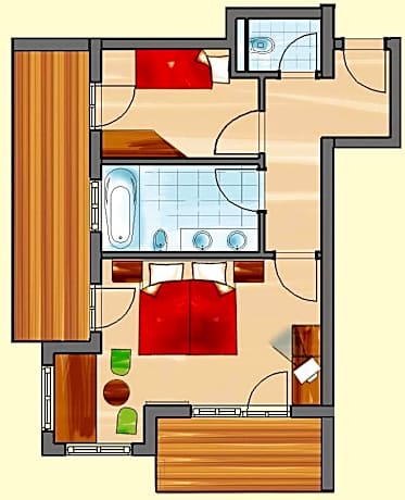 Suite with Mountain View
