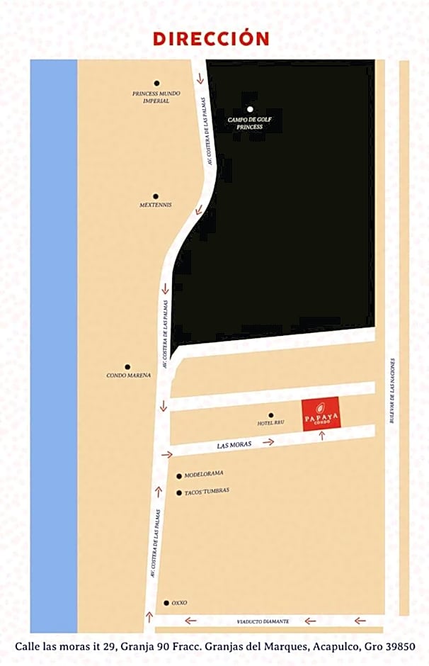 Papaya Condo Acapulco Diamante -Solo Adultos