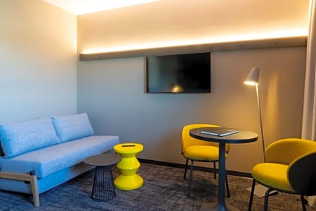 Family Room with One Double Bed and Sofa